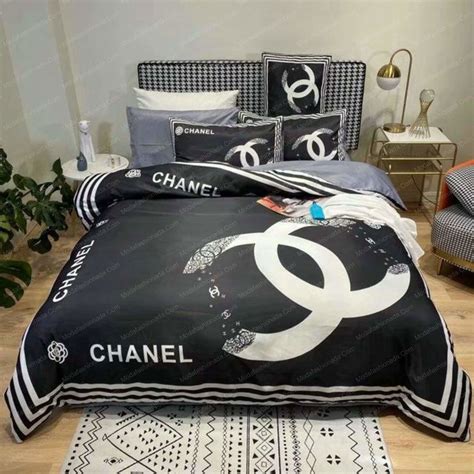 chanel bed sheets queen|chanel bedsheets.